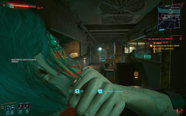 If you want to silence your enemies with strong grips you can attack them by surprise - Cyberpunk 2077: Stealth & quiet combat guide - Cyberpunk 2077: Basics - Cyberpunk 2077 Guide