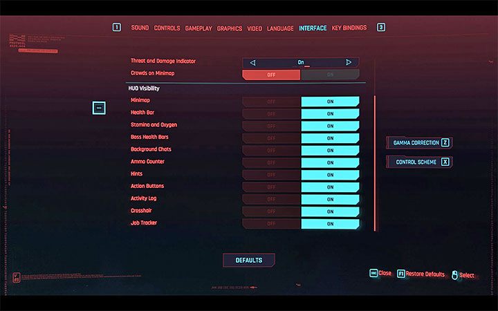 Yes, the game allows you to disable the entire HUD or its individual elements - Cyberpunk 2077: FAQ - Cyberpunk 2077: Campaign - Cyberpunk 2077 Guide