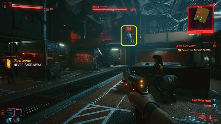 In the room with the central computer you will have to eliminate several agents - Cyberpunk 2077: Transmission walkthrough - Cyberpunk 2077: Act 2 Main missions - Cyberpunk 2077 Guide