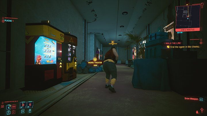 Then go to the opposite side and eliminate the last opponent - Cyberpunk 2077: I Walk the Line walkthrough - Cyberpunk 2077: Act 2 Main missions - Cyberpunk 2077 Guide