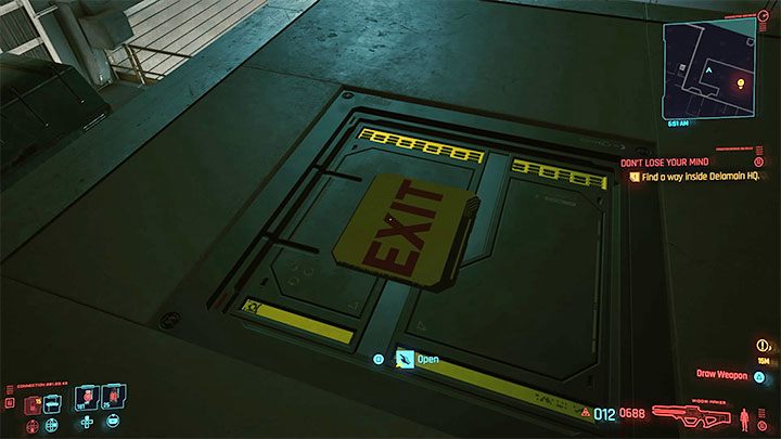 When you enter Delamain HQ, you will discover that the building was attacked by a computer virus - Cyberpunk 2077: Dont Lose Your Mind walkthrough - Cyberpunk 2077: Exploration Side missions - Cyberpunk 2077 Guide