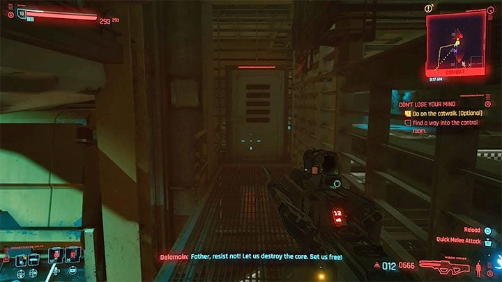 You will get to the place where you choose the further path - Cyberpunk 2077: Dont Lose Your Mind walkthrough - Cyberpunk 2077: Exploration Side missions - Cyberpunk 2077 Guide