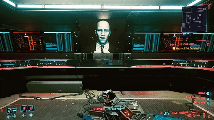 Regardless of the chosen path, you will find yourself in the control room - Cyberpunk 2077: Dont Lose Your Mind walkthrough - Cyberpunk 2077: Exploration Side missions - Cyberpunk 2077 Guide