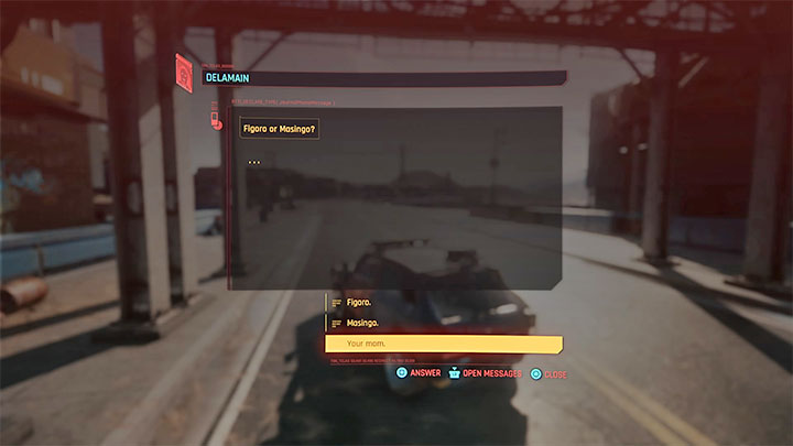 Depending on the ending you have chosen, you can later receive various messages from Delamain or freed cabs - Cyberpunk 2077: Dont Lose Your Mind walkthrough - Cyberpunk 2077: Exploration Side missions - Cyberpunk 2077 Guide