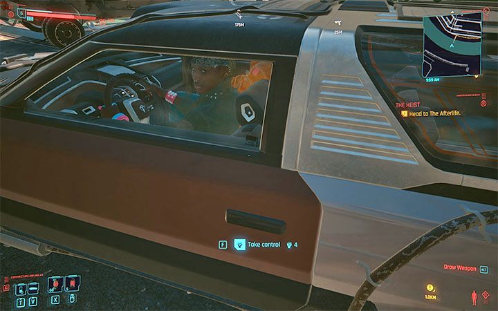 Stealing a passing car is only possible if you have put enough points into the Body attribute - Cyberpunk 2077: How to steal car? - Cyberpunk 2077: Exploration - Cyberpunk 2077 Guide