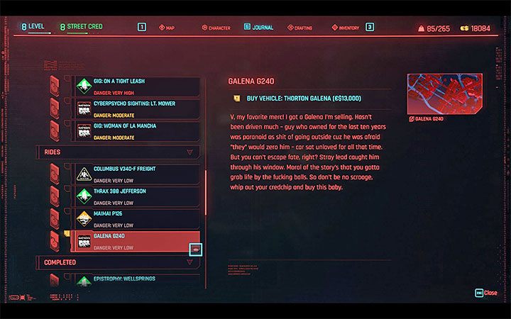 All received offers will be transferred to your journal and placed in a new category – Rides - Cyberpunk 2077: How to steal car? - Cyberpunk 2077: Exploration - Cyberpunk 2077 Guide