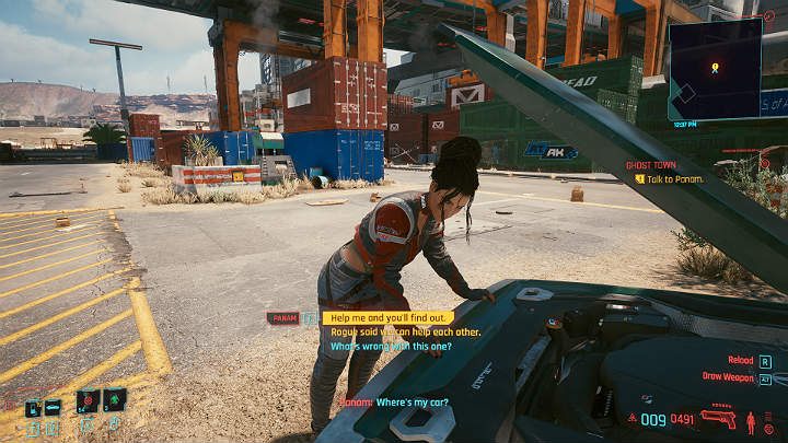 Talk to Panam about what you have learned from Rogue and why you need her help - Cyberpunk 2077: Ghost Town walkthrough - Cyberpunk 2077: Act 2 Main missions - Cyberpunk 2077 Guide