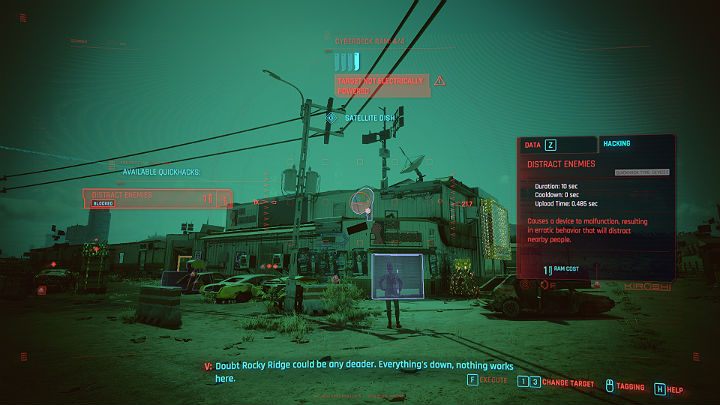 It is time to get down to business and find something that can be used for an ambush - Cyberpunk 2077: Ghost Town walkthrough - Cyberpunk 2077: Act 2 Main missions - Cyberpunk 2077 Guide