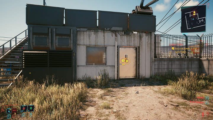 Now you need to get to a nearby building to restore power - Cyberpunk 2077: Ghost Town walkthrough - Cyberpunk 2077: Act 2 Main missions - Cyberpunk 2077 Guide