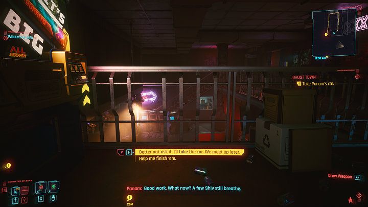 Now you can decide whether you take the car quietly and roll away from Rocky Ridge or finish off the other thugs - Cyberpunk 2077: Ghost Town walkthrough - Cyberpunk 2077: Act 2 Main missions - Cyberpunk 2077 Guide