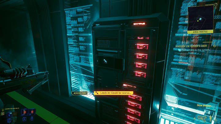 Go into the server room and connect Alt Cunningham to the system - Cyberpunk 2077: Knockin on Heavens Door - walkthrough - Cyberpunk 2077: Act 3 - Cyberpunk 2077 Guide