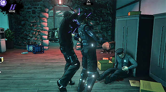 Killing a guard encountered on the first floor of the pavilion - Harding Museum - pavilion - Chapter 1 - DARK - Game Guide and Walkthrough