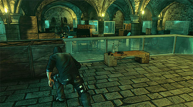 A view of the catacombs - Harding Museum - catacombs - Chapter 1 - DARK - Game Guide and Walkthrough