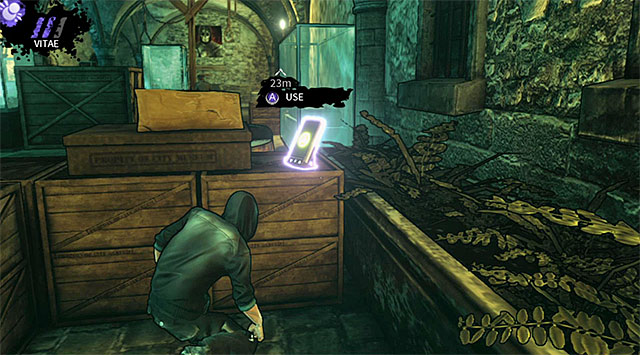 Return to the area where both guards were recently having a conversation - Harding Museum - catacombs - Chapter 1 - DARK - Game Guide and Walkthrough