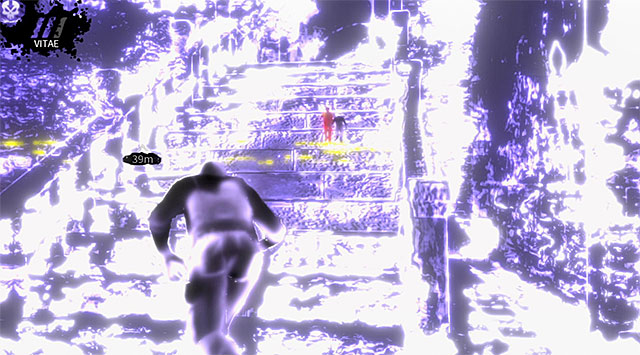 Stairs leading to a new guard-ghoul duo - Harding Museum - Bloomings hideout - Chapter 1 - DARK - Game Guide and Walkthrough