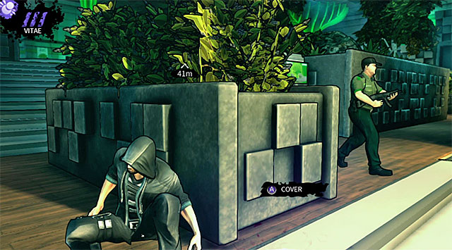 Like Ive already said you should proceed to the stairs located on the left side of the lobby (either after eliminating all hostiles from the lower level or after avoiding them) - Geoforge - lobby - Chapter 2 - DARK - Game Guide and Walkthrough