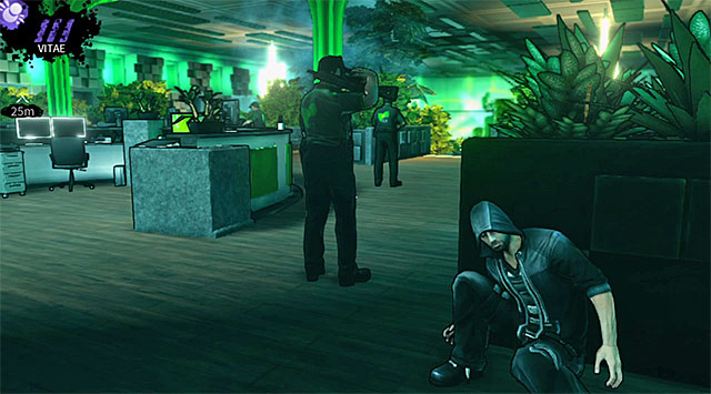 Guards after they ended their conversation - Geoforge - lobby - Chapter 2 - DARK - Game Guide and Walkthrough