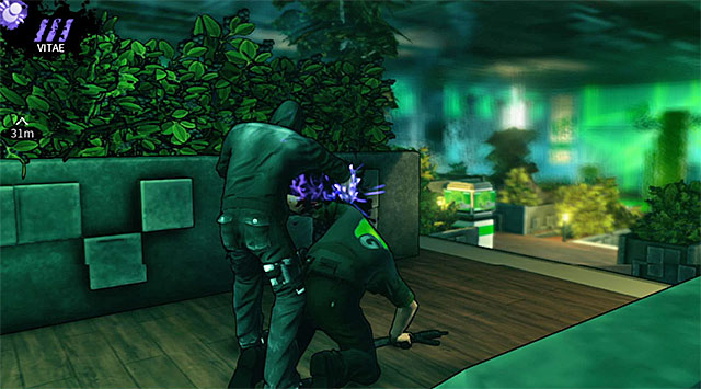 Killing the second guard - Geoforge - lobby - Chapter 2 - DARK - Game Guide and Walkthrough