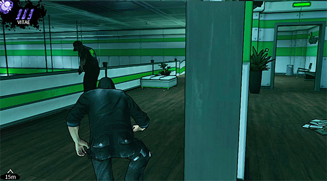 A guard near the staircase - Geoforge - accounting - Chapter 2 - DARK - Game Guide and Walkthrough