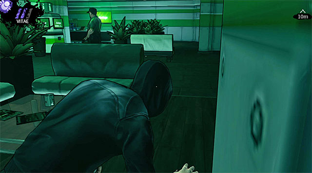 A guard stationed near the locked door - Geoforge - accounting (return) - Chapter 2 - DARK - Game Guide and Walkthrough