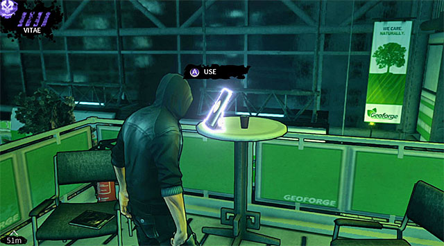 Start exploring the balconies, turning left twice and reaching the area seen on screen 1 - Geoforge - park - Chapter 2 - DARK - Game Guide and Walkthrough