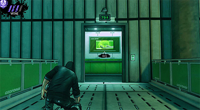 The exit from the biodome is shown on the screen above and you can head over there as soon as youve taken the collectible or after securing the rest of the balconies - Geoforge - park - Chapter 2 - DARK - Game Guide and Walkthrough