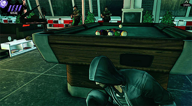 There are two guards left in the penthouse and you can see them on the screen above - Geoforge - penthouse - Chapter 2 - DARK - Game Guide and Walkthrough