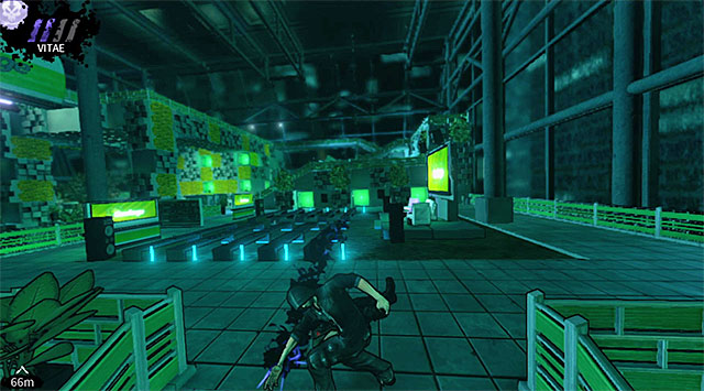 A guard standing close to the railing - Geoforge - Vlads hunting grounds - Chapter 2 - DARK - Game Guide and Walkthrough