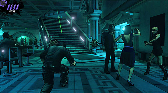 Stairs leading to the third floor - Atlantis - main area (before releasing the gas) - Chapter 3 - DARK - Game Guide and Walkthrough