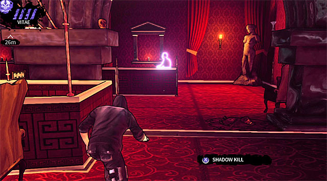 The main reason for hiding the corpse of the first guard was because a new enemy will soon appear near the second staircase seen on the screen above - Atlantis - Titty Twister - Chapter 3 - DARK - Game Guide and Walkthrough