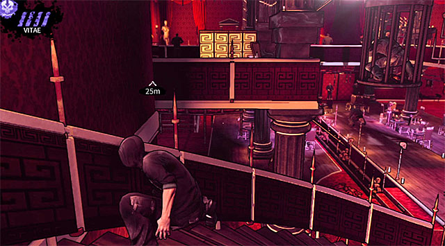 Wait for the ghoul to start moving away from Eric and quickly proceed to the left staircase displayed on the screen above - Atlantis - Titty Twister - Chapter 3 - DARK - Game Guide and Walkthrough