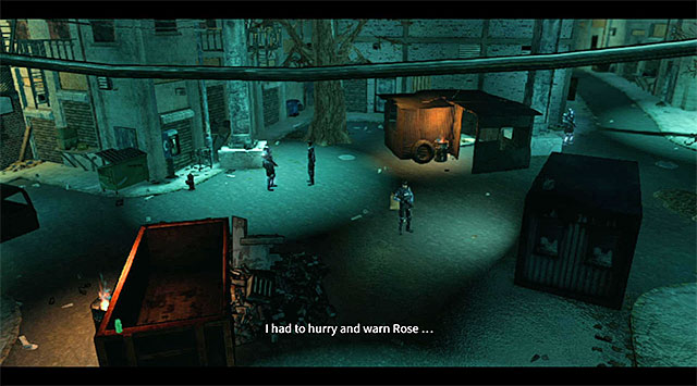 A view of the first backyard - The Hole - first backyard - Chapter 4 - DARK - Game Guide and Walkthrough