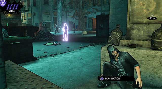 Carefully move closer to the main part of this location and start paying attention to a new vampire hunter seen on the screen above - The Hole - first backyard - Chapter 4 - DARK - Game Guide and Walkthrough