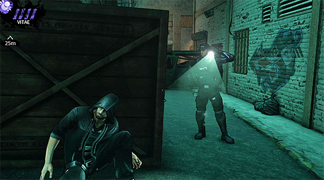 Avoiding two motion sensors found in the second backyard will be very easy (more on that subject later in the text), however the same cant be said about new vampire hunters - The Hole - second backyard - Chapter 4 - DARK - Game Guide and Walkthrough