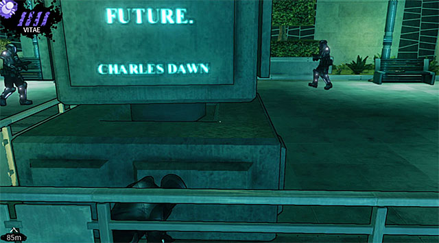 You should now focus on the eastern stairs mentioned above, because two armored hunters are making stops here (thankfully not at the same time) - Cryogenic - plaza - Chapter 5 - DARK - Game Guide and Walkthrough