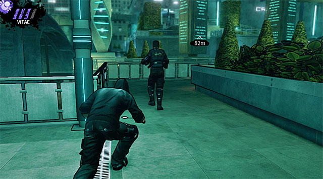 A standard opponent encountered in the eastern part of the plaza - Cryogenic - plaza - Chapter 5 - DARK - Game Guide and Walkthrough