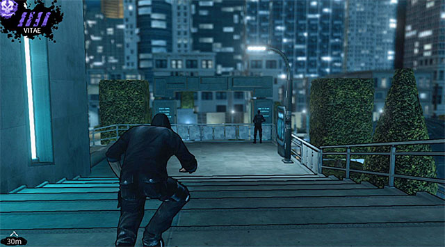 Go west again, towards the entrance to the building Ive recommended at the beginning of this page - Cryogenic - plaza - Chapter 5 - DARK - Game Guide and Walkthrough