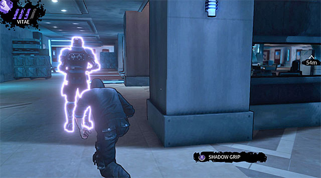 Attack on an armored guard - Cryogenic - lobby (after hunters arrival) - Chapter 5 - DARK - Game Guide and Walkthrough