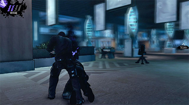 An enemy near a new UV generator - Cryogenic - lobby (after hunters arrival) - Chapter 5 - DARK - Game Guide and Walkthrough