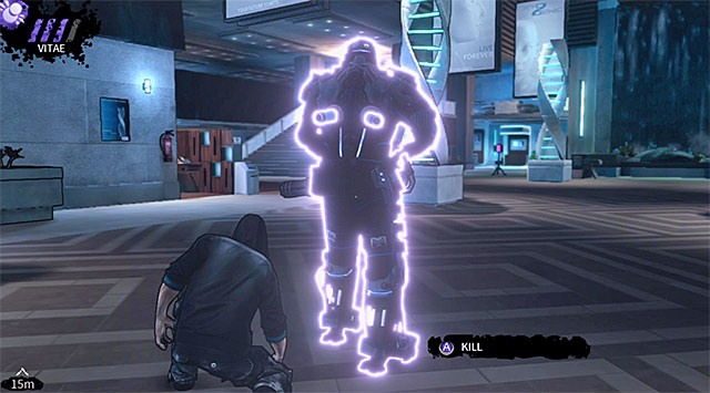 First attack on an enemy in a heavy armor - Cryogenic - lobby (after hunters arrival) - Chapter 5 - DARK - Game Guide and Walkthrough