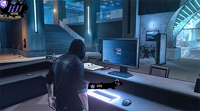 A terminal used to unlock access to the elevator - Cryogenic - lobby (after hunters arrival) - Chapter 5 - DARK - Game Guide and Walkthrough