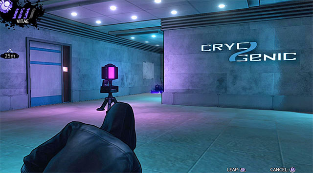 As youve probably noticed your HUD is telling you that the key youre looking for is on the second floor, inside one of the rooms to the right of where youve started exploring the upper balconies - Cryogenic - atrium - Chapter 5 - DARK - Game Guide and Walkthrough