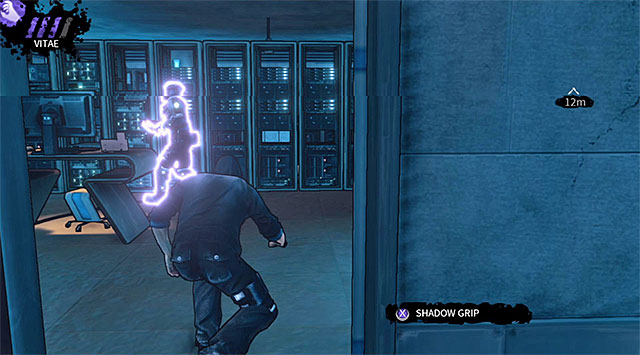 First enemy inside the server room - Cryogenic - atrium - Chapter 5 - DARK - Game Guide and Walkthrough