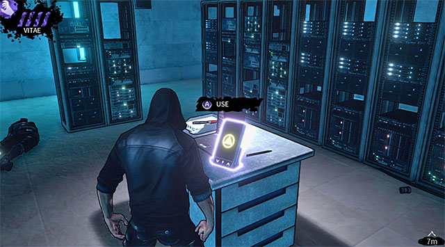 Once youve secured the entire upper floor you may finally check the server room in order to find a PDA (200 experience points) (screen) - Cryogenic - atrium - Chapter 5 - DARK - Game Guide and Walkthrough