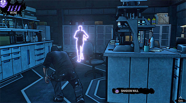 Attacking the last hunter from the second room - Cryogenic - laboratory - Chapter 5 - DARK - Game Guide and Walkthrough