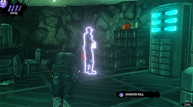 A guard stationed close to the starting point - M17 Base - security office - Chapter 6 - DARK - Game Guide and Walkthrough