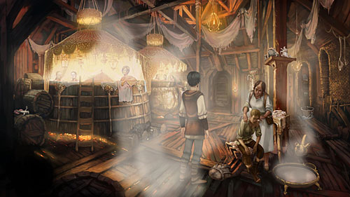 Talk to bath woman there - The Prism - The Dark Eye - Chains of Satinav - Game Guide and Walkthrough