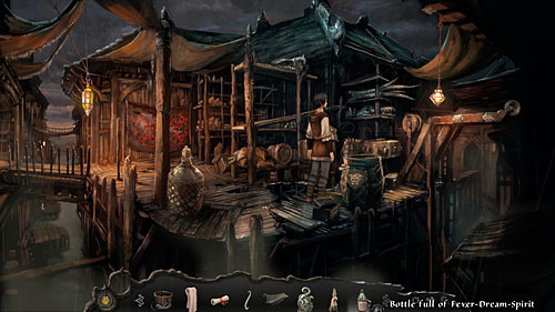 Now examine the barrel - The Prism - The Dark Eye - Chains of Satinav - Game Guide and Walkthrough