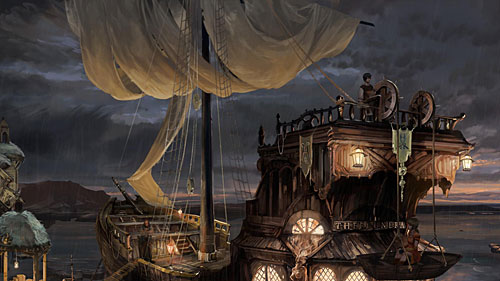 Go outside and head to the ships deck - The Prism - The Dark Eye - Chains of Satinav - Game Guide and Walkthrough