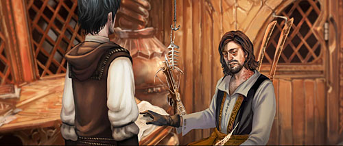 Go to Harms cabin - The Prism - The Dark Eye - Chains of Satinav - Game Guide and Walkthrough